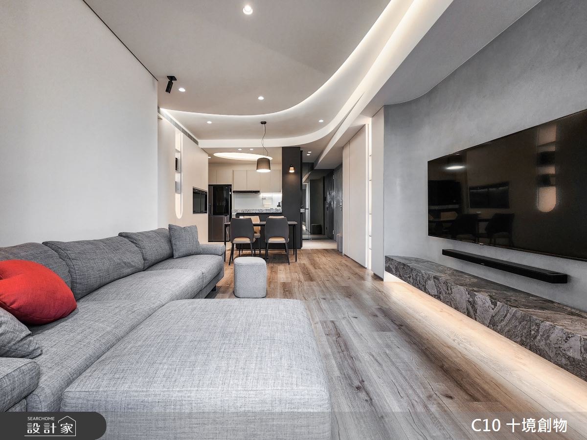 25坪新成屋(5年以下)＿現代風案例圖片＿十境創物空間設計有限公司＿十境_晨白之10