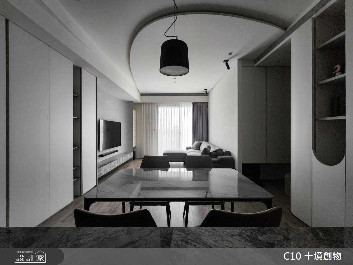 25坪新成屋(5年以下)＿現代風案例圖片＿十境創物空間設計有限公司＿十境_晨白之13