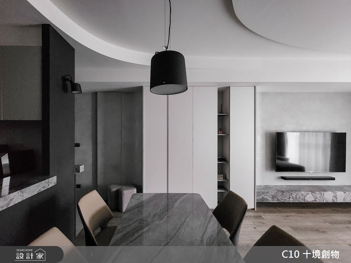 25坪新成屋(5年以下)＿現代風案例圖片＿十境創物空間設計有限公司＿十境_晨白之14