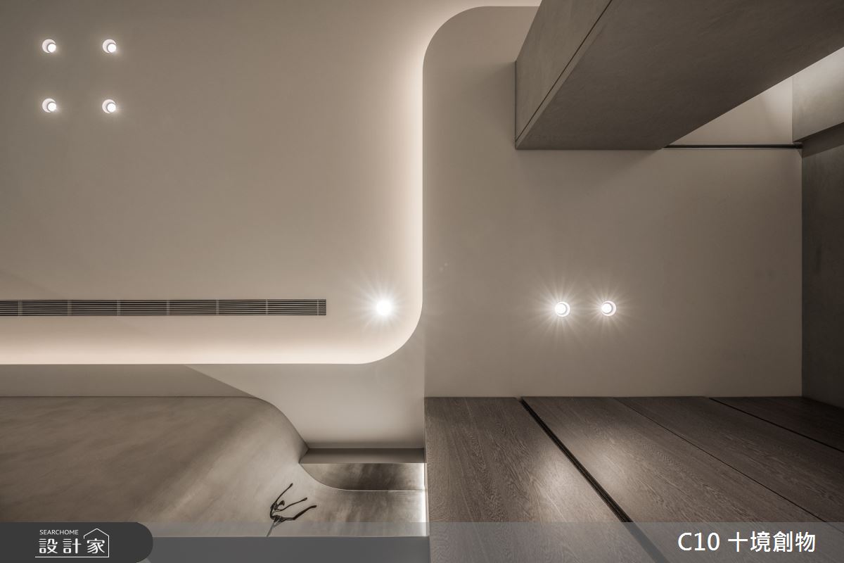 37坪新成屋(5年以下)＿現代風玄關案例圖片＿十境創物空間設計有限公司＿十境_隱若灰韻之11