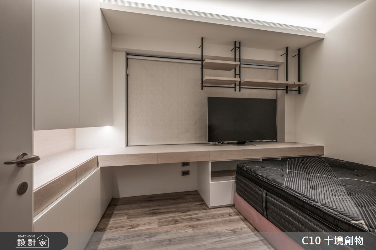 37坪新成屋(5年以下)＿現代風臥室案例圖片＿十境創物空間設計有限公司＿十境_隱若灰韻之23