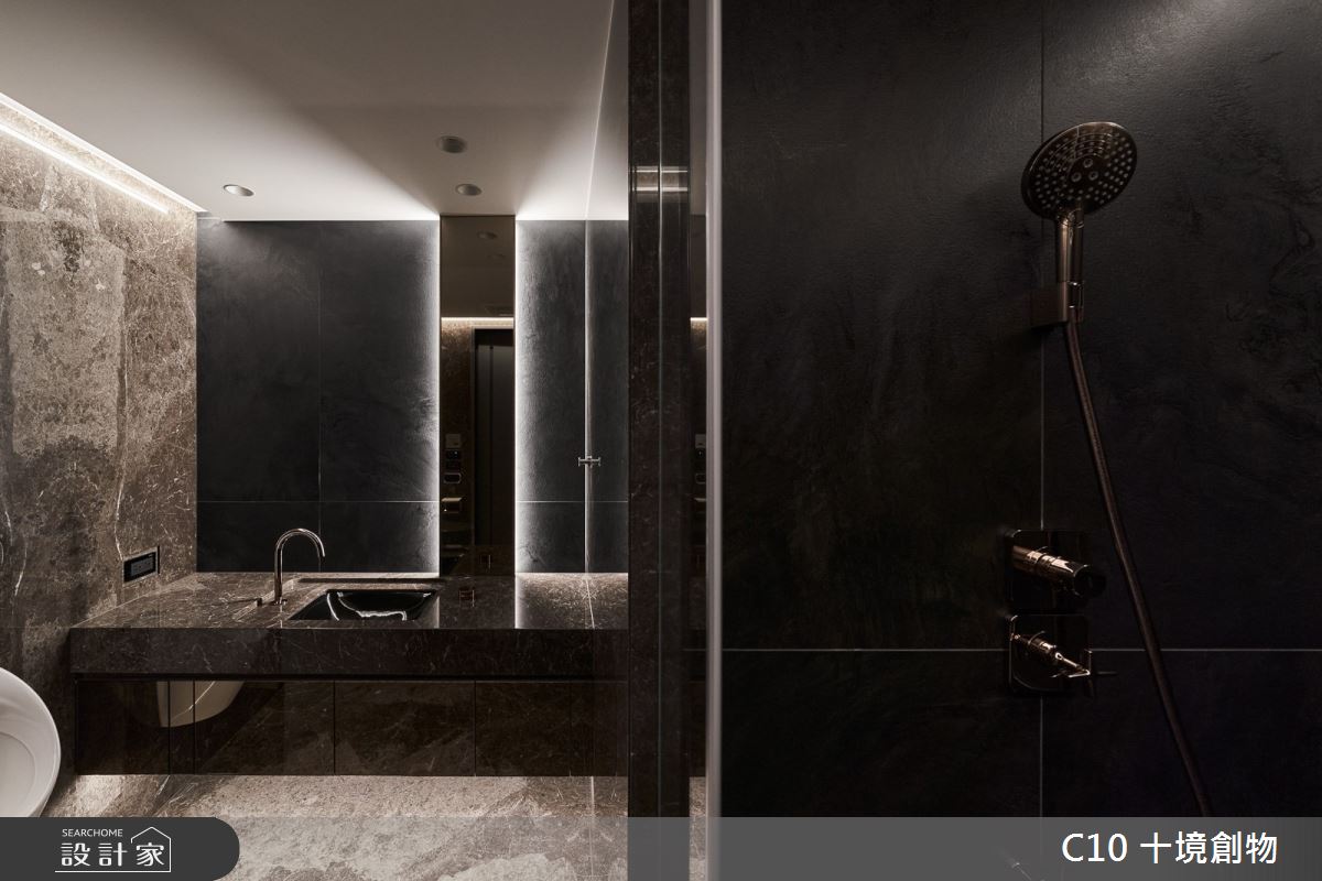 90坪新成屋(5年以下)＿奢華風浴室案例圖片＿十境創物空間設計有限公司＿十境_緻鉑靜雅之48