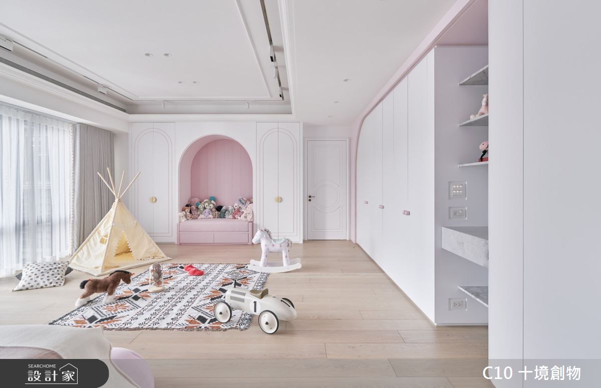 90坪新成屋(5年以下)＿奢華風臥室兒童房兒童房案例圖片＿十境創物空間設計有限公司＿十境_緻鉑靜雅之41