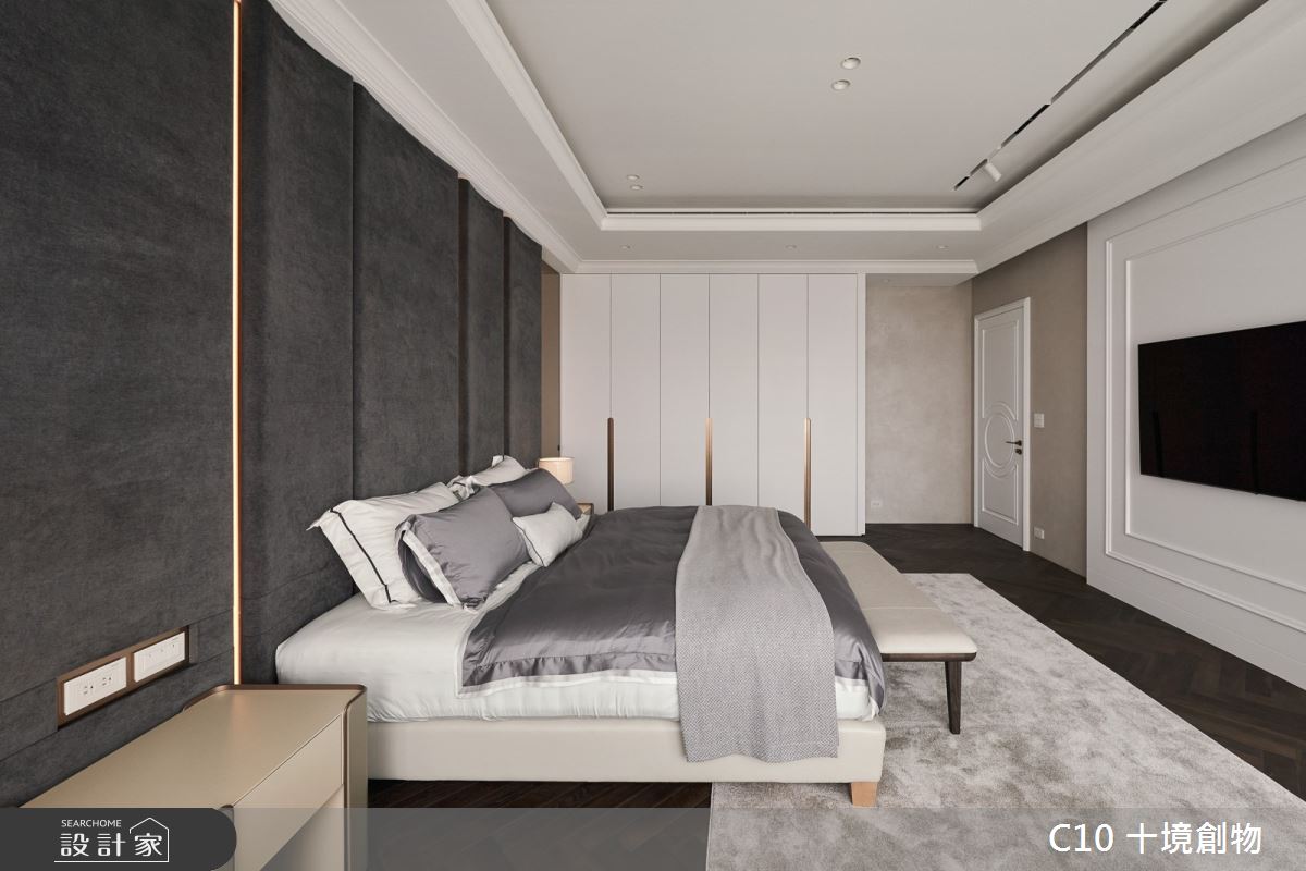90坪新成屋(5年以下)＿奢華風臥室案例圖片＿十境創物空間設計有限公司＿十境_緻鉑靜雅之31