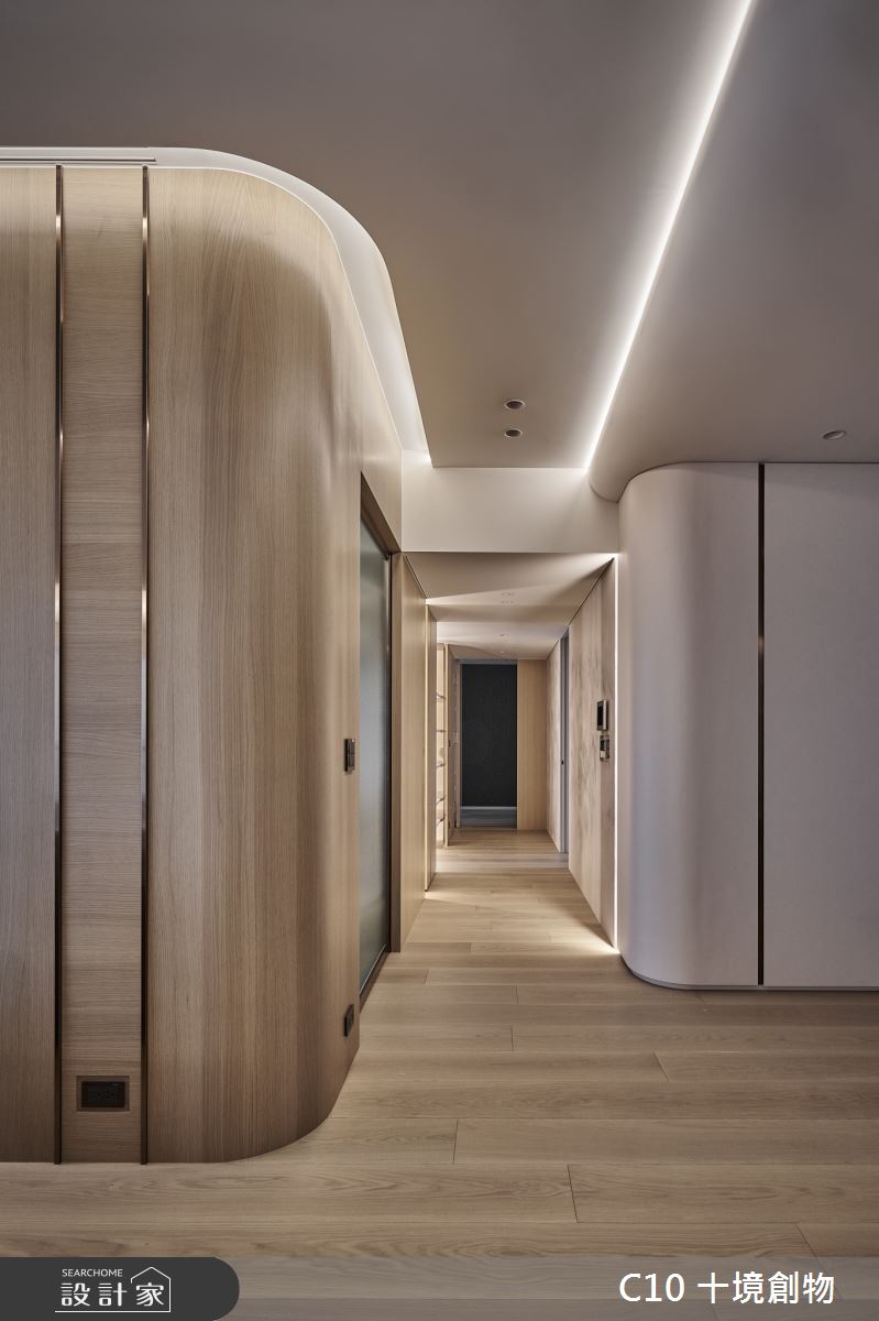 90坪新成屋(5年以下)＿混搭風走廊案例圖片＿十境創物空間設計有限公司＿十境_簡璞序曲之14