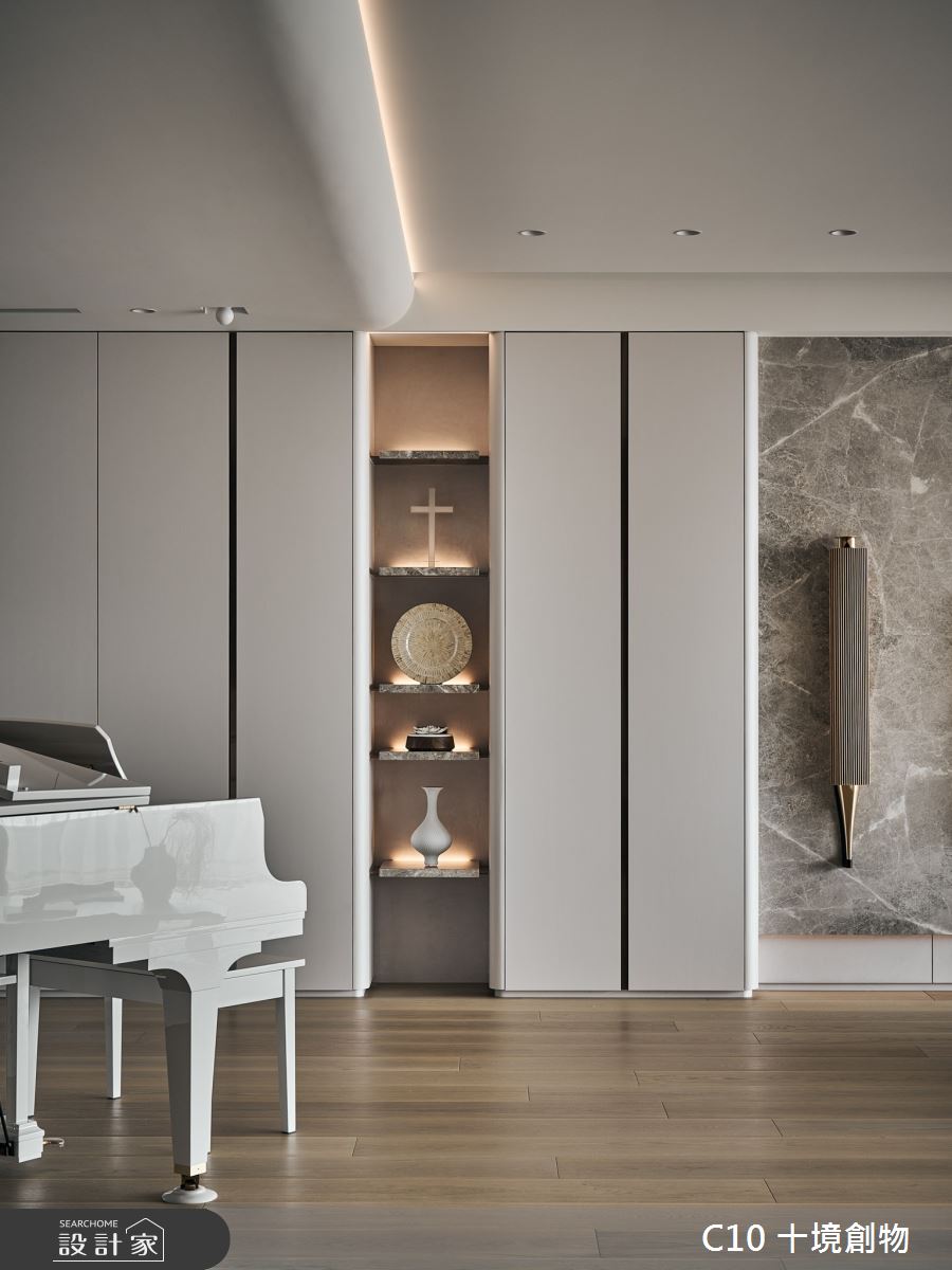 90坪新成屋(5年以下)＿混搭風客廳案例圖片＿十境創物空間設計有限公司＿十境_簡璞序曲之10