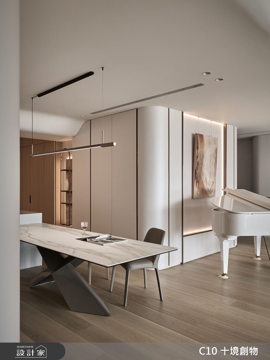 90坪新成屋(5年以下)＿混搭風餐廳案例圖片＿十境創物空間設計有限公司＿十境_簡璞序曲之9