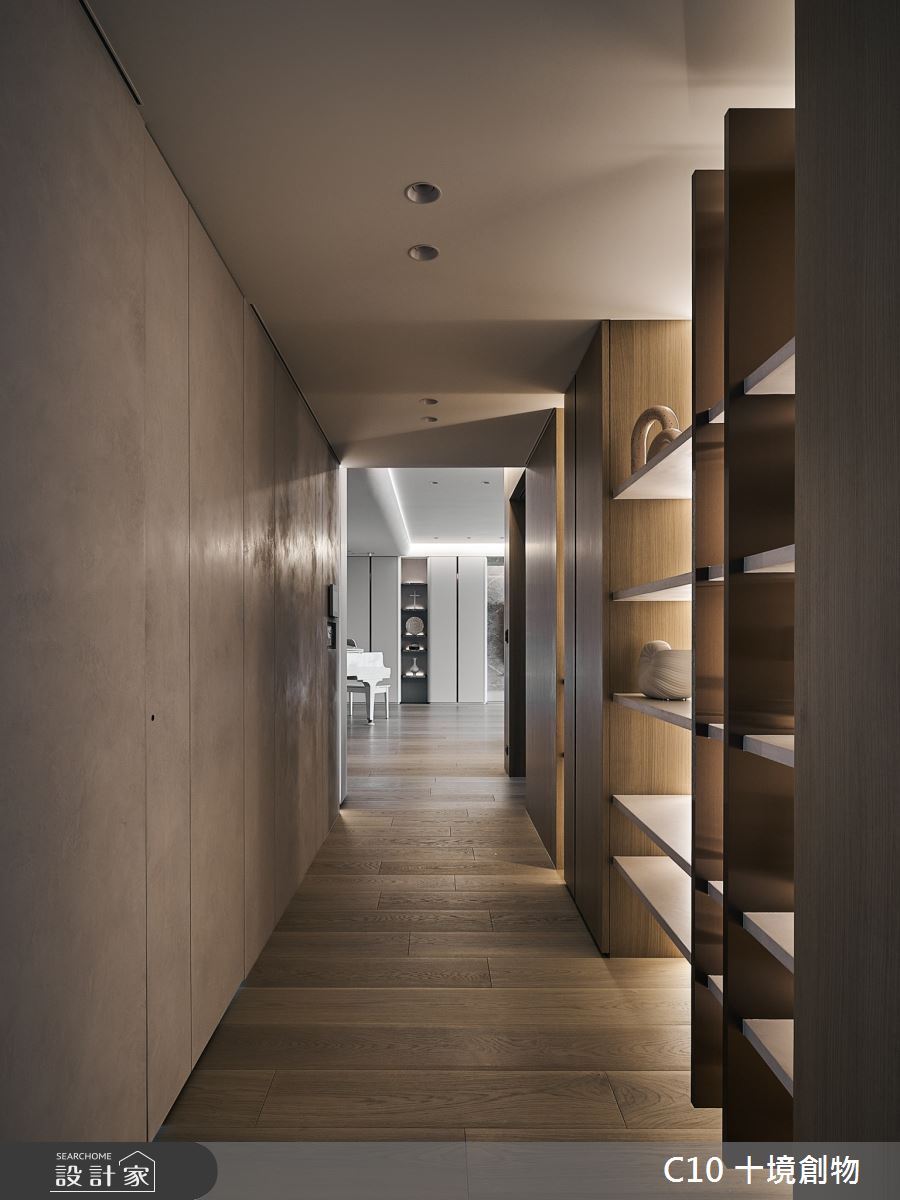 90坪新成屋(5年以下)＿混搭風走廊案例圖片＿十境創物空間設計有限公司＿十境_簡璞序曲之15