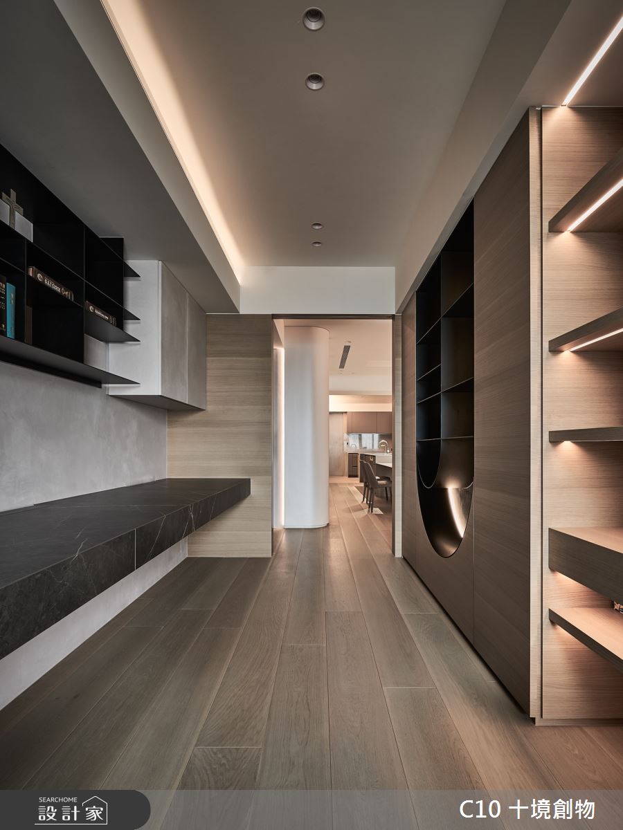 90坪新成屋(5年以下)＿混搭風書房案例圖片＿十境創物空間設計有限公司＿十境_簡璞序曲之19