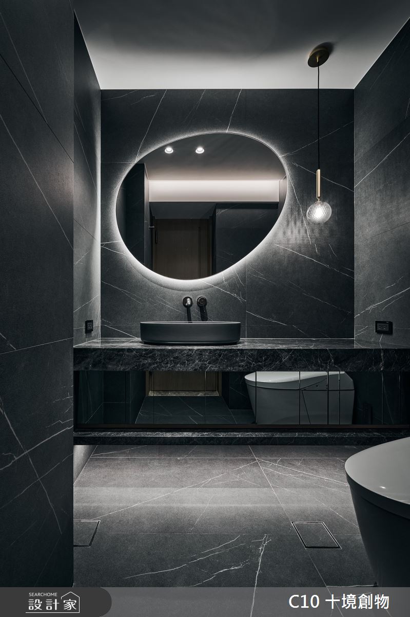 90坪新成屋(5年以下)＿混搭風浴室案例圖片＿十境創物空間設計有限公司＿十境_簡璞序曲之40