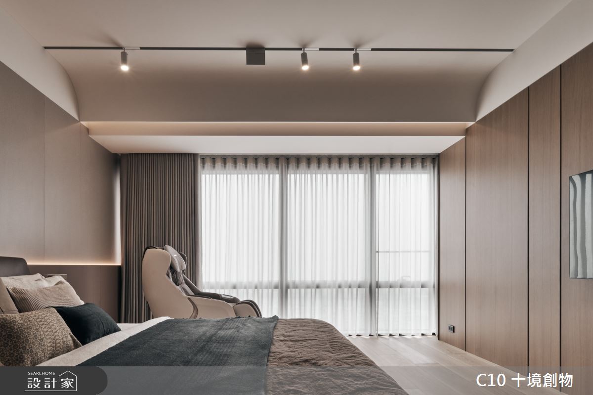 90坪新成屋(5年以下)＿混搭風臥室案例圖片＿十境創物空間設計有限公司＿十境_簡璞序曲之21
