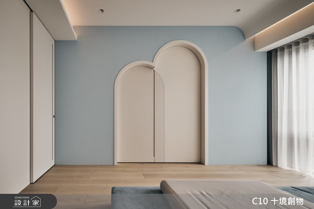 90坪新成屋(5年以下)＿混搭風臥室案例圖片＿十境創物空間設計有限公司＿十境_簡璞序曲之35