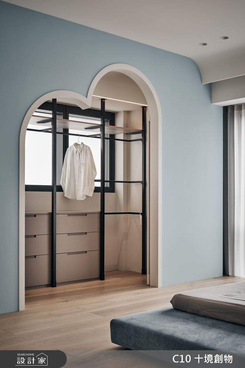 90坪新成屋(5年以下)＿混搭風更衣間案例圖片＿十境創物空間設計有限公司＿十境_簡璞序曲之37