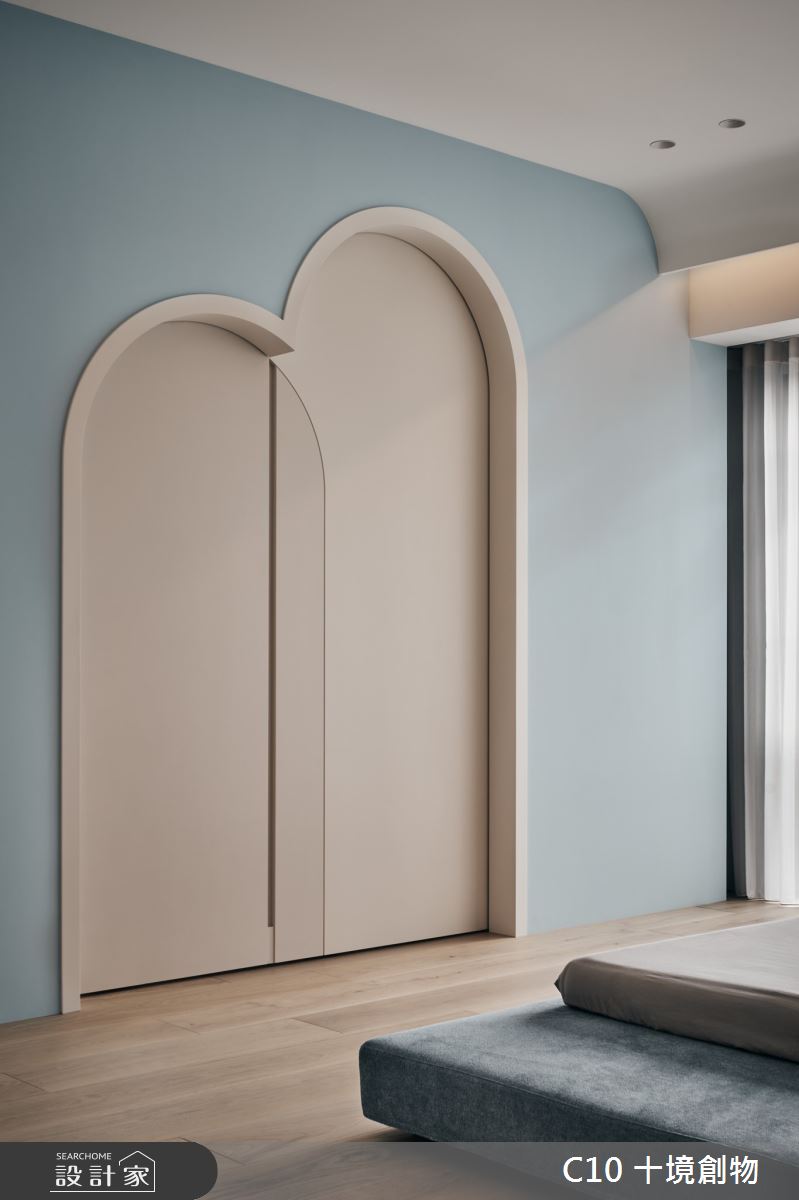 90坪新成屋(5年以下)＿混搭風臥室更衣間案例圖片＿十境創物空間設計有限公司＿十境_簡璞序曲之36