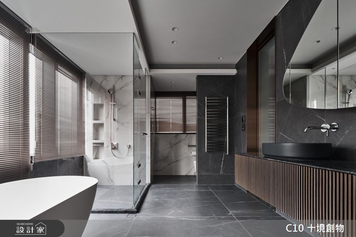 90坪新成屋(5年以下)＿混搭風浴室案例圖片＿十境創物空間設計有限公司＿十境_簡璞序曲之27