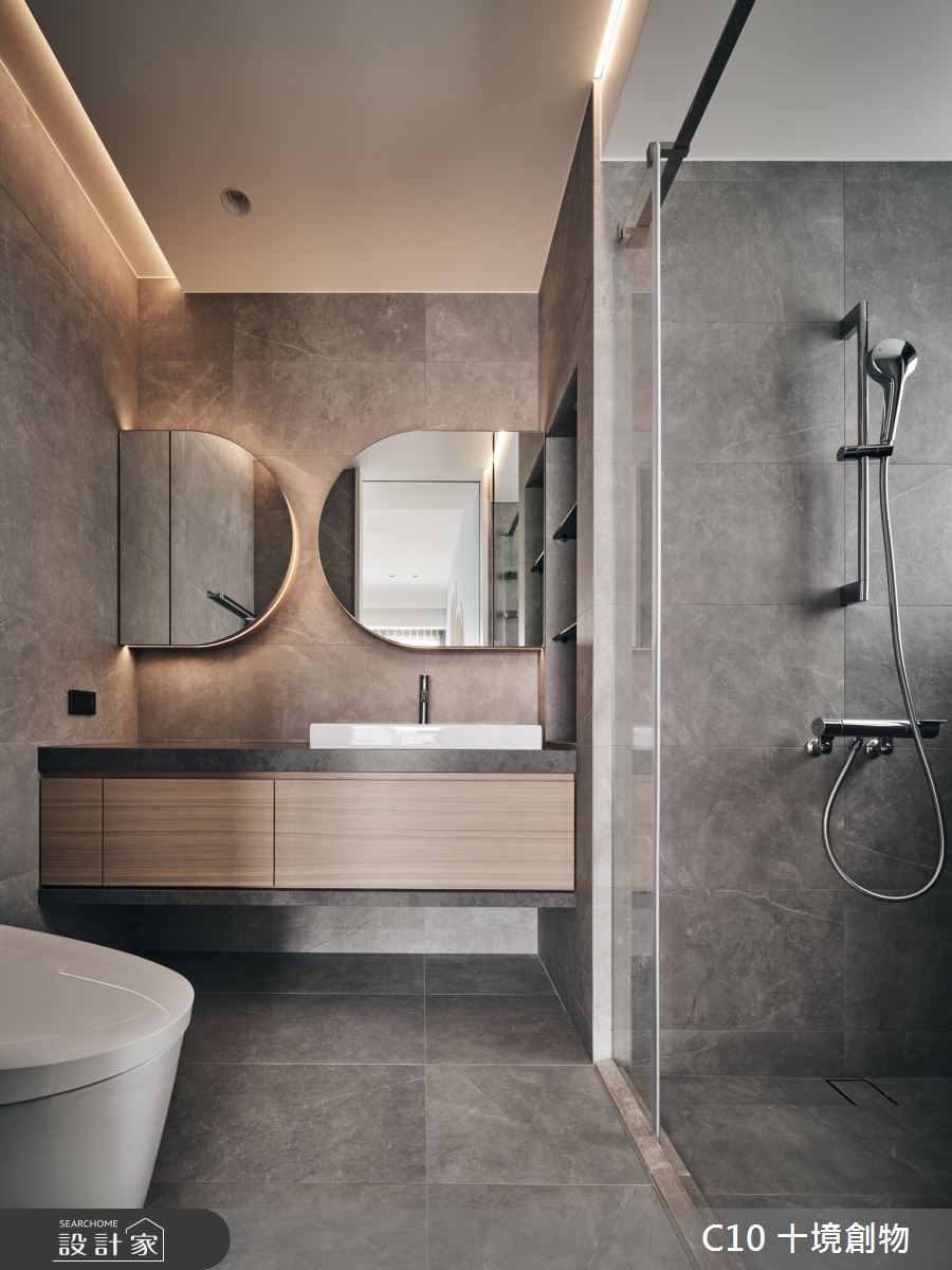 90坪新成屋(5年以下)＿混搭風浴室案例圖片＿十境創物空間設計有限公司＿十境_簡璞序曲之38