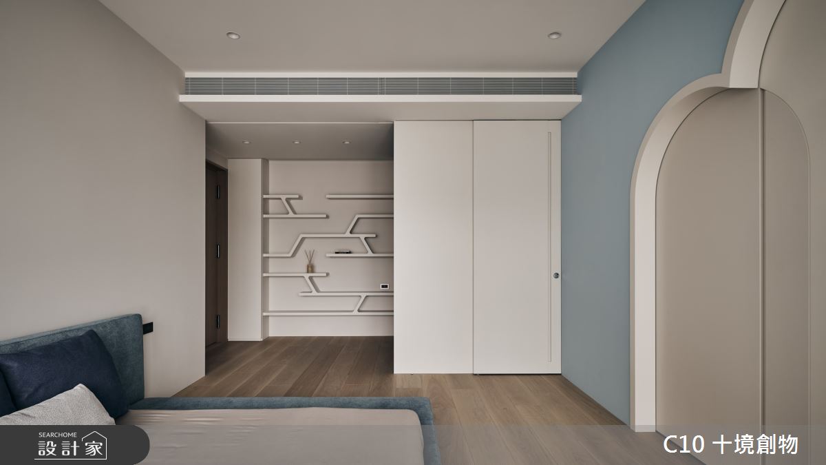 90坪新成屋(5年以下)＿混搭風臥室案例圖片＿十境創物空間設計有限公司＿十境_簡璞序曲之34
