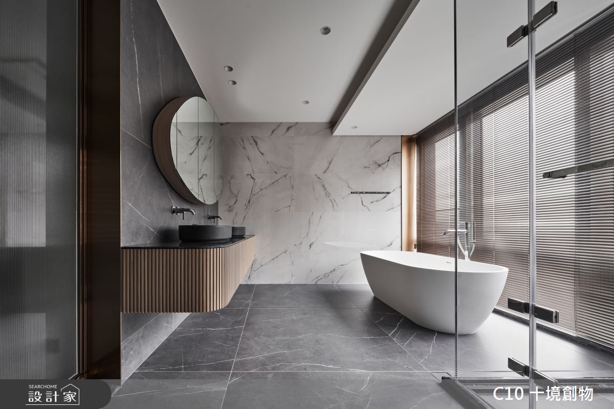 90坪新成屋(5年以下)＿混搭風浴室案例圖片＿十境創物空間設計有限公司＿十境_簡璞序曲之29
