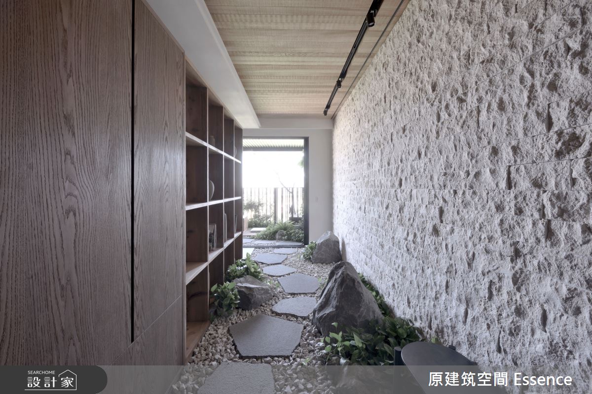 50坪新成屋(5年以下)＿人文禪風陽台案例圖片＿原建筑空間＿原建筑_隱廬之1