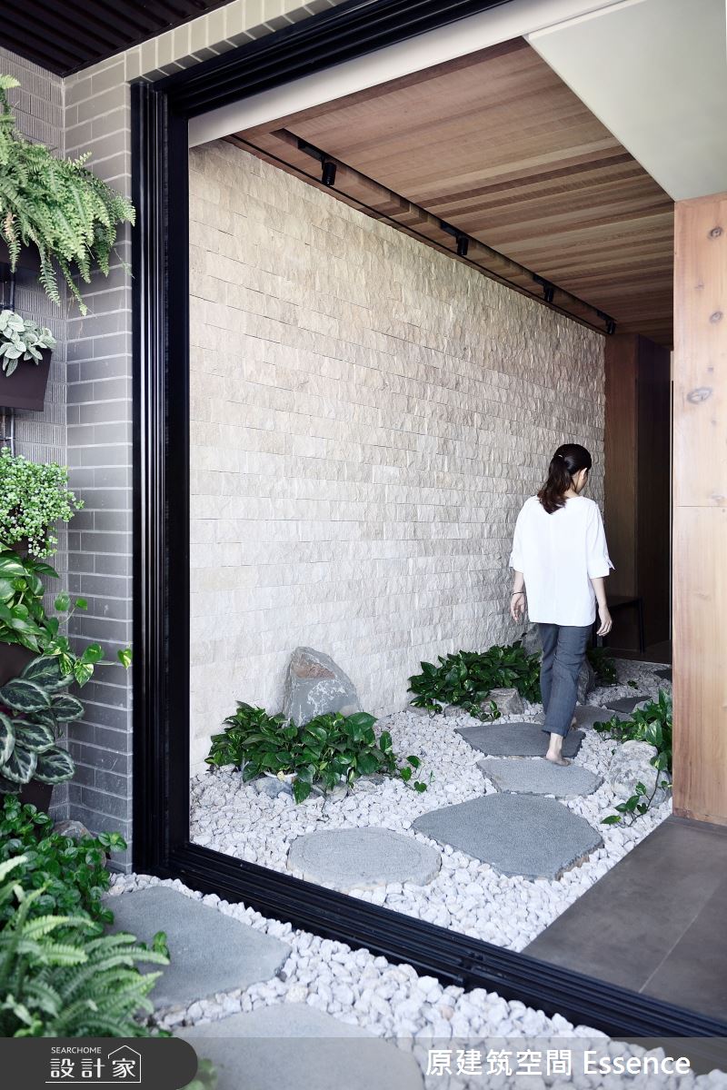 50坪新成屋(5年以下)＿人文禪風陽台案例圖片＿原建筑空間＿原建筑_隱廬之5