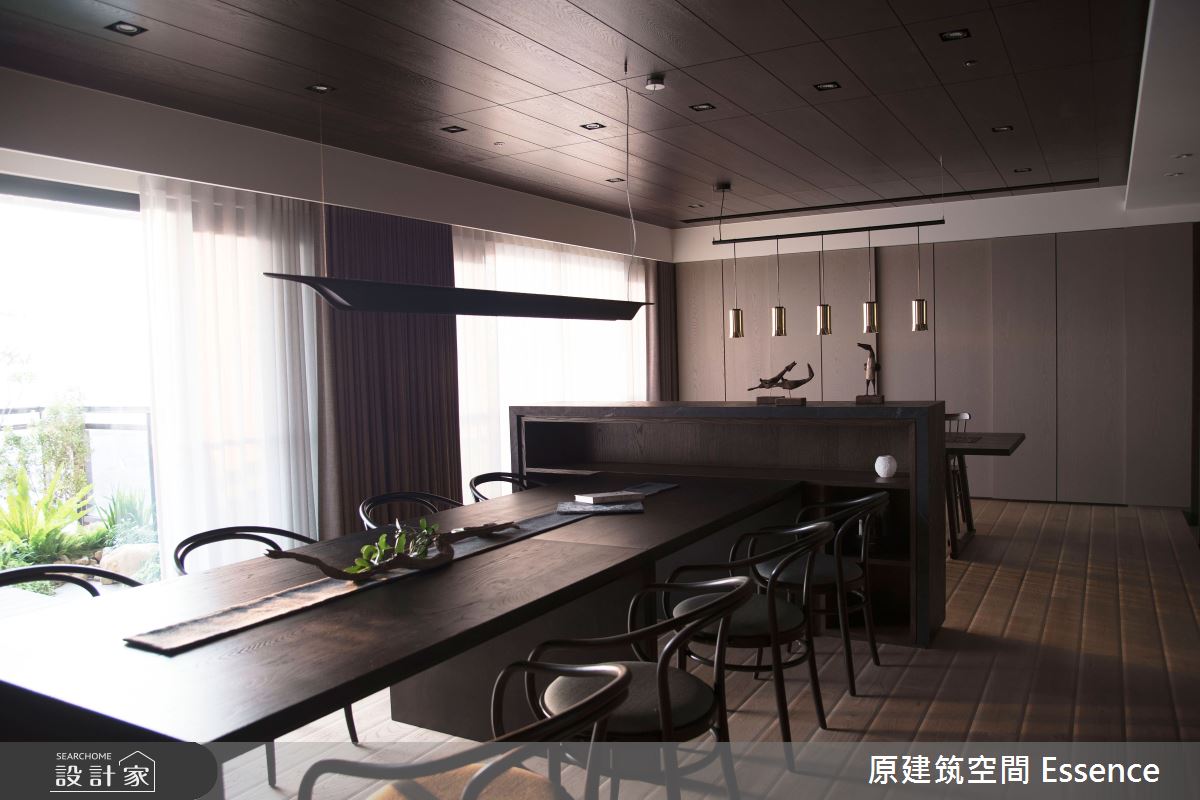 80坪新成屋(5年以下)＿簡約風餐廳案例圖片＿原建筑空間＿原建筑_Open&Close 開合之間之16