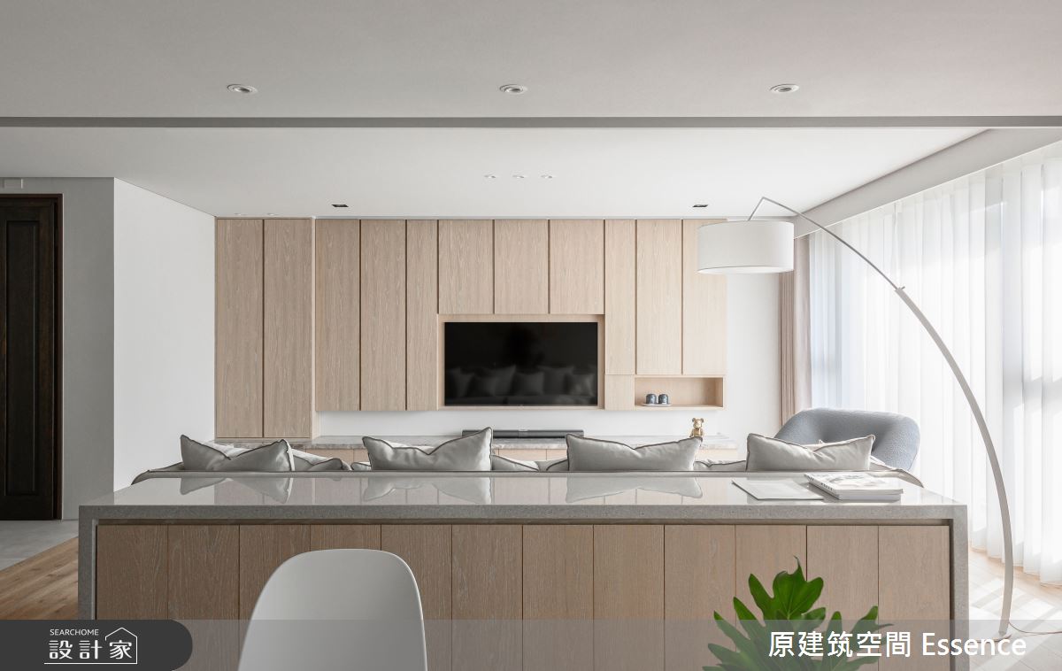 68坪新成屋(5年以下)＿現代風客廳案例圖片＿原建筑空間＿原建筑_Lady's之6