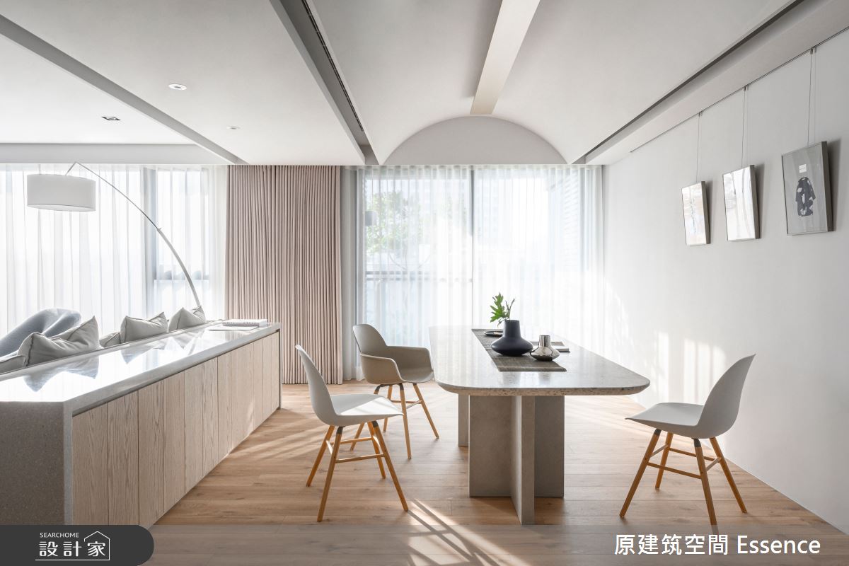 68坪新成屋(5年以下)＿現代風餐廳案例圖片＿原建筑空間＿原建筑_Lady's之8