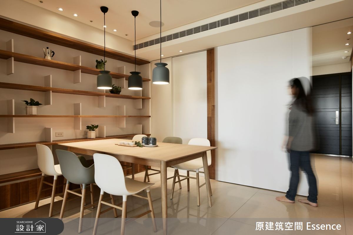 52坪新成屋(5年以下)＿現代風餐廳案例圖片＿原建筑空間＿原建筑_L-HOUSE之9