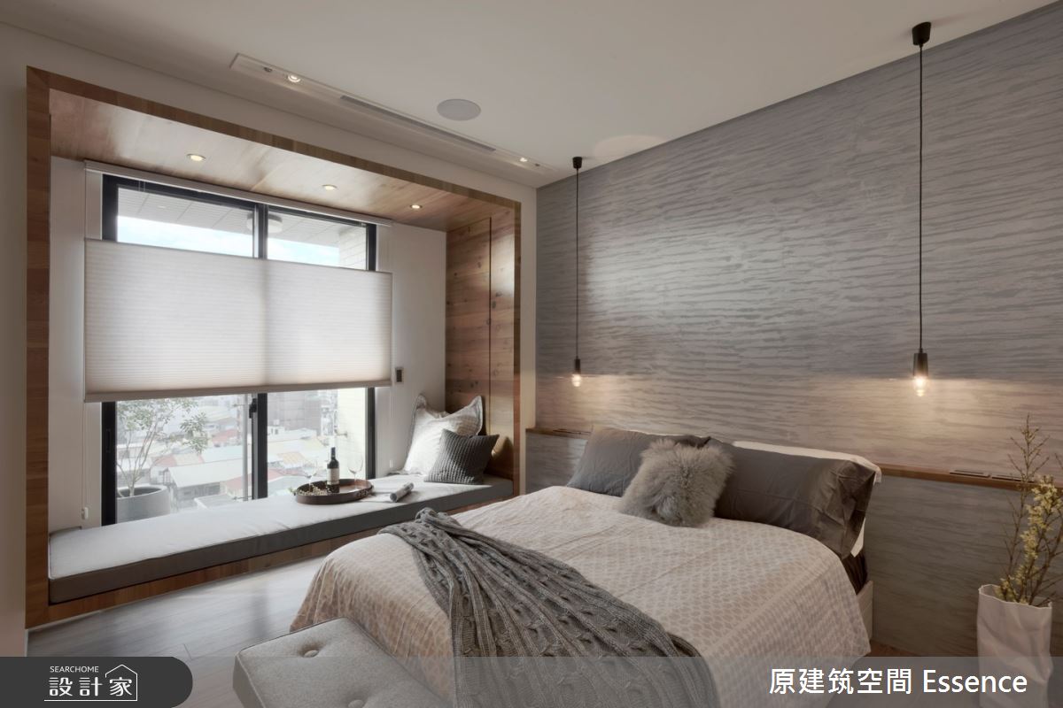 52坪新成屋(5年以下)＿現代風臥室案例圖片＿原建筑空間＿原建筑_L-HOUSE之13