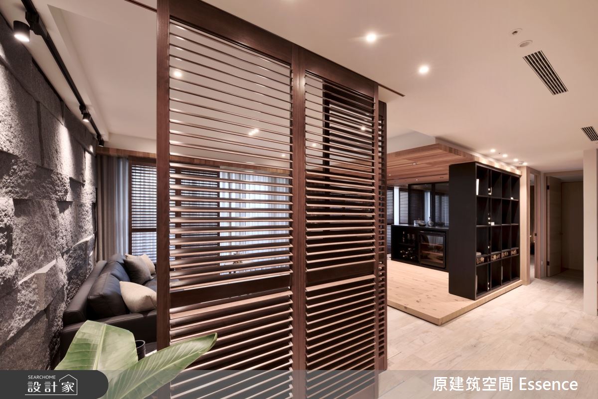 56坪新成屋(5年以下)＿現代風玄關案例圖片＿原建筑空間＿原建筑_Open space 1=3 虛空間之1