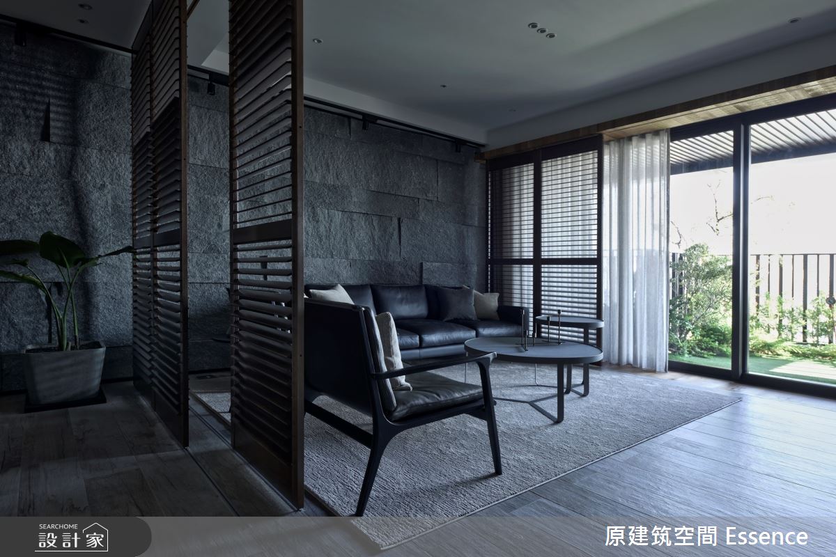 56坪新成屋(5年以下)＿現代風客廳案例圖片＿原建筑空間＿原建筑_Open space 1=3 虛空間之4