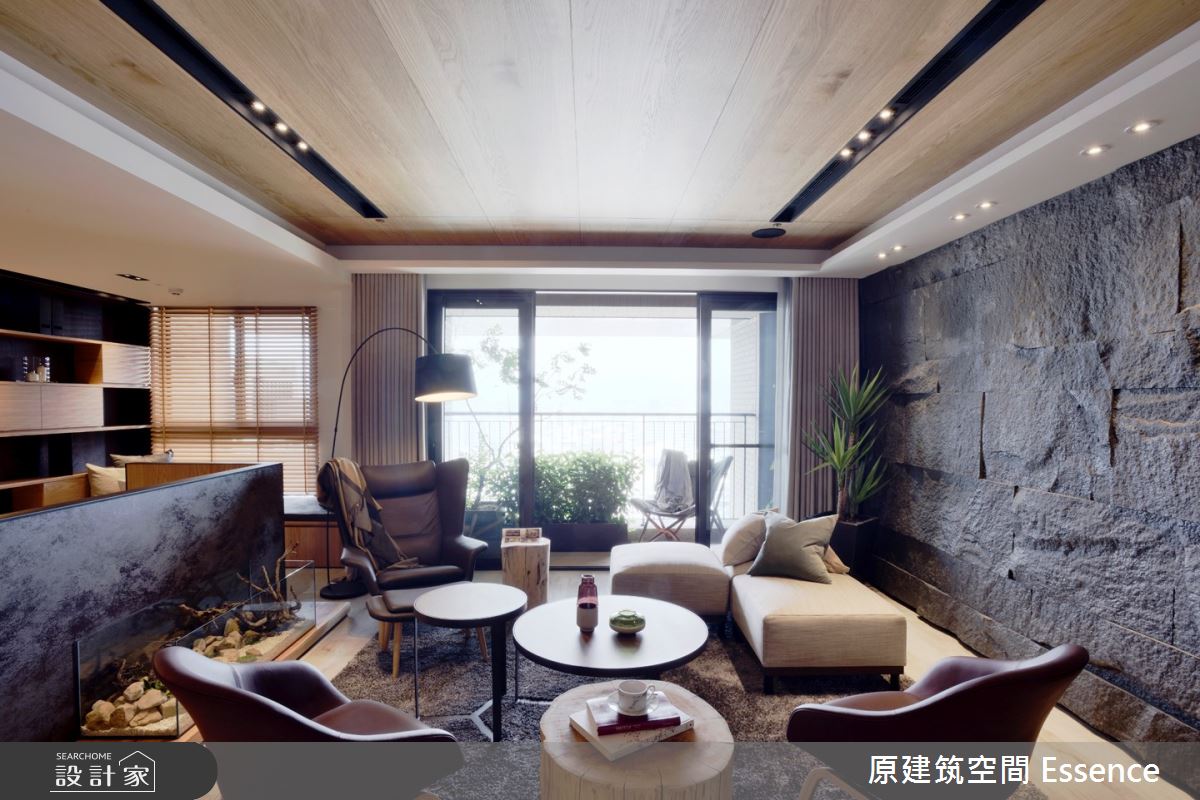 53坪新成屋(5年以下)＿現代風客廳案例圖片＿原建筑空間＿原建筑_原生之2