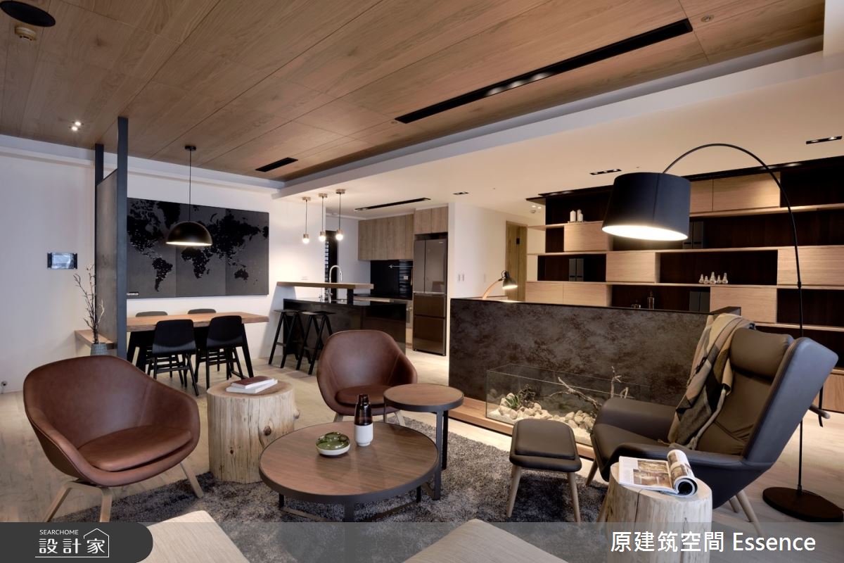 53坪新成屋(5年以下)＿現代風客廳案例圖片＿原建筑空間＿原建筑_原生之6