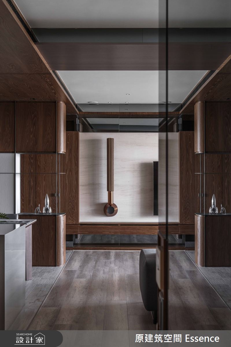 31坪新成屋(5年以下)＿現代風客廳案例圖片＿原建筑空間＿原建筑_聚。時光之2