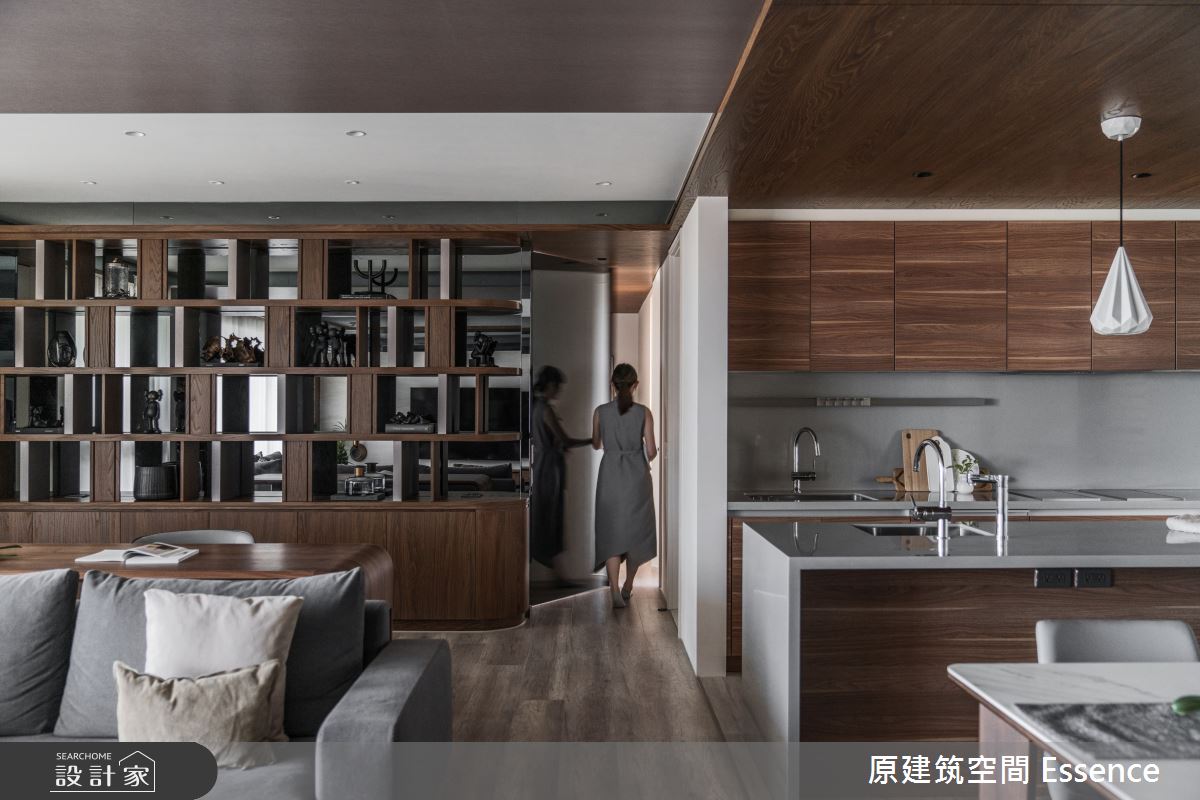 31坪新成屋(5年以下)＿現代風客廳案例圖片＿原建筑空間＿原建筑_聚。時光之9