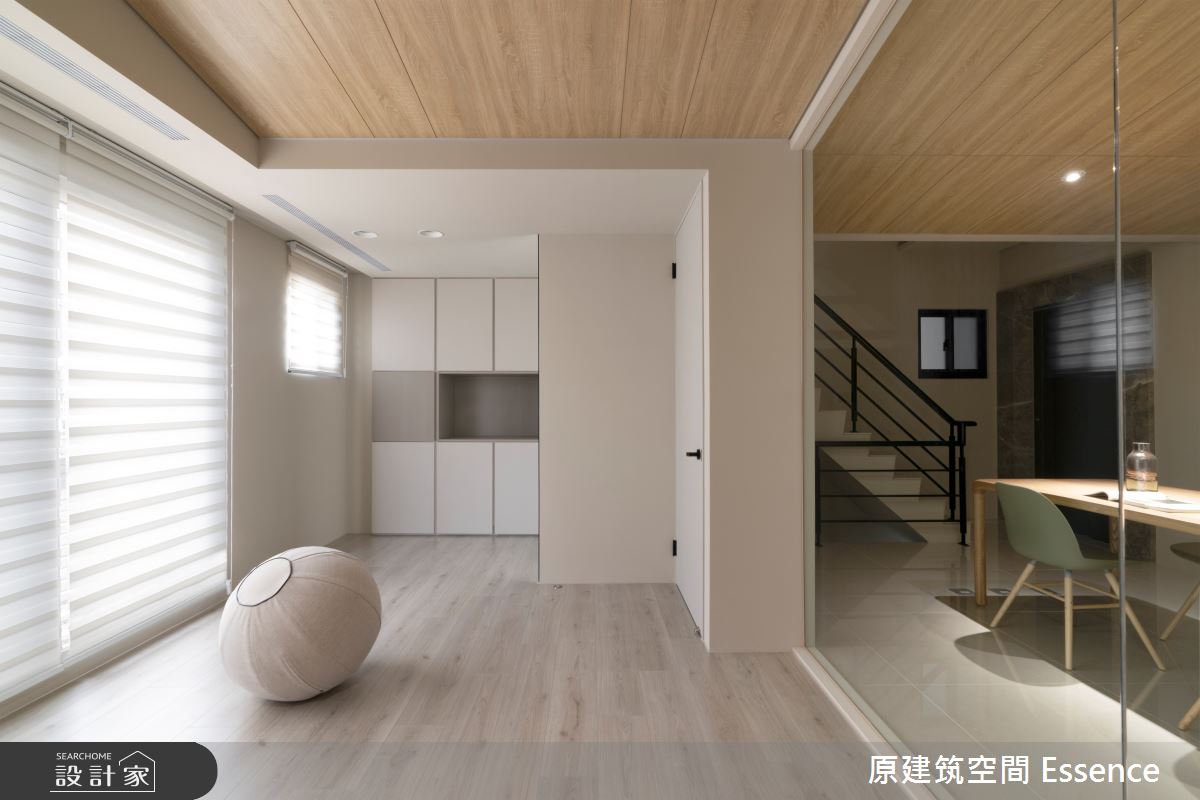 112坪新成屋(5年以下)＿人文禪風餐廳樓梯家庭健身房案例圖片＿原建筑空間＿原建筑_家筑之7