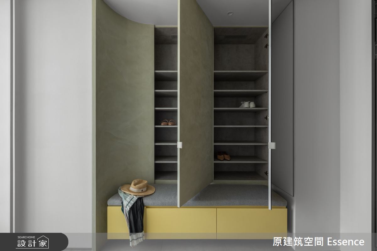 34坪新成屋(5年以下)＿北歐風玄關案例圖片＿原建筑空間＿原建筑_嬉遊。嘻遊之2