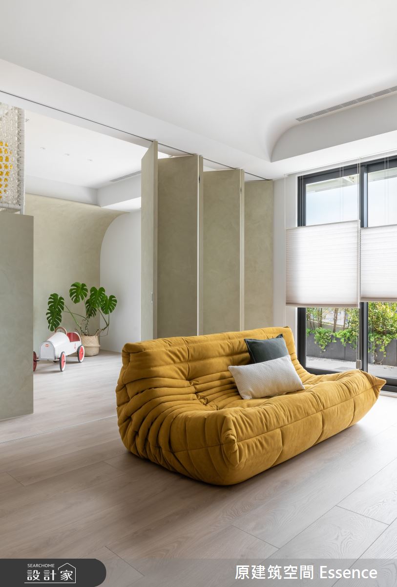 34坪新成屋(5年以下)＿北歐風客廳多功能室案例圖片＿原建筑空間＿原建筑_嬉遊。嘻遊之8