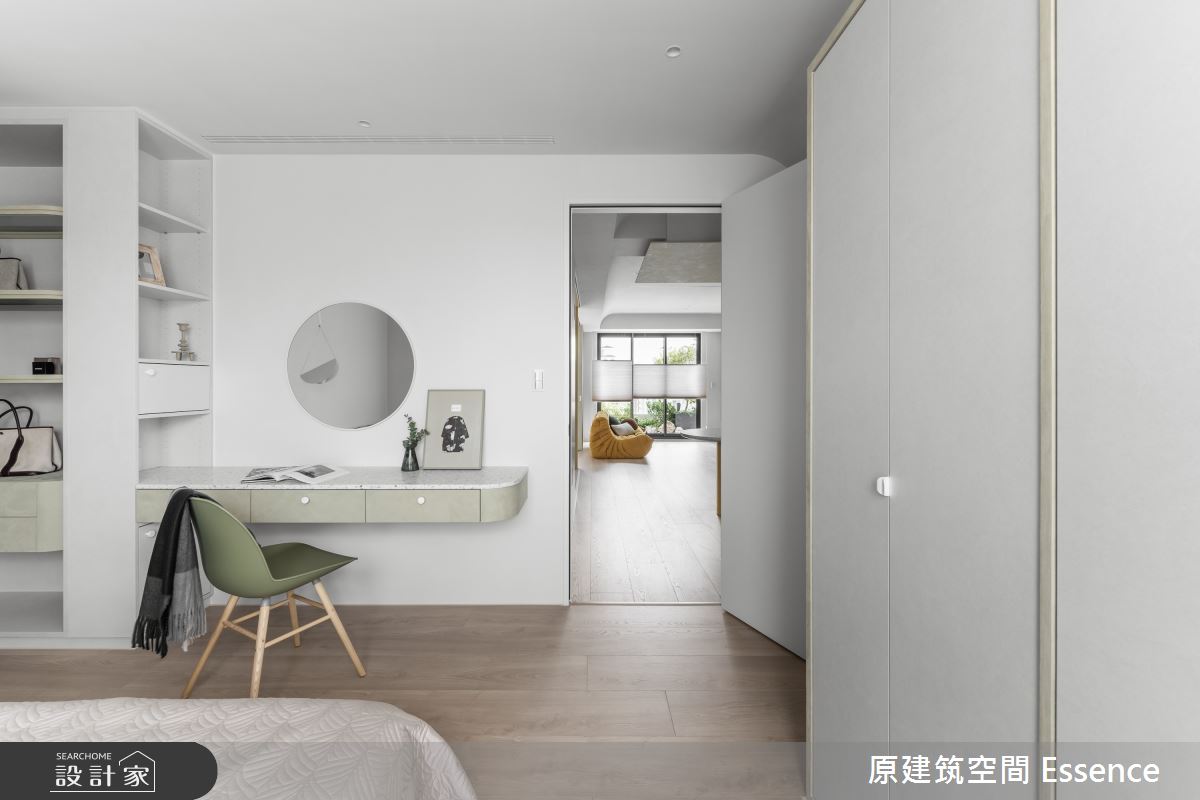 34坪新成屋(5年以下)＿北歐風客廳臥室案例圖片＿原建筑空間＿原建筑_嬉遊。嘻遊之16