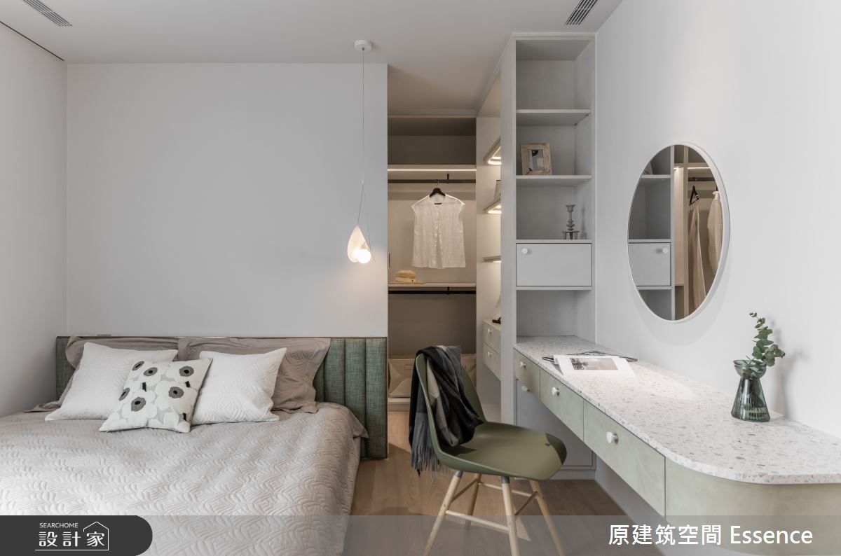 34坪新成屋(5年以下)＿北歐風臥室更衣間案例圖片＿原建筑空間＿原建筑_嬉遊。嘻遊之17