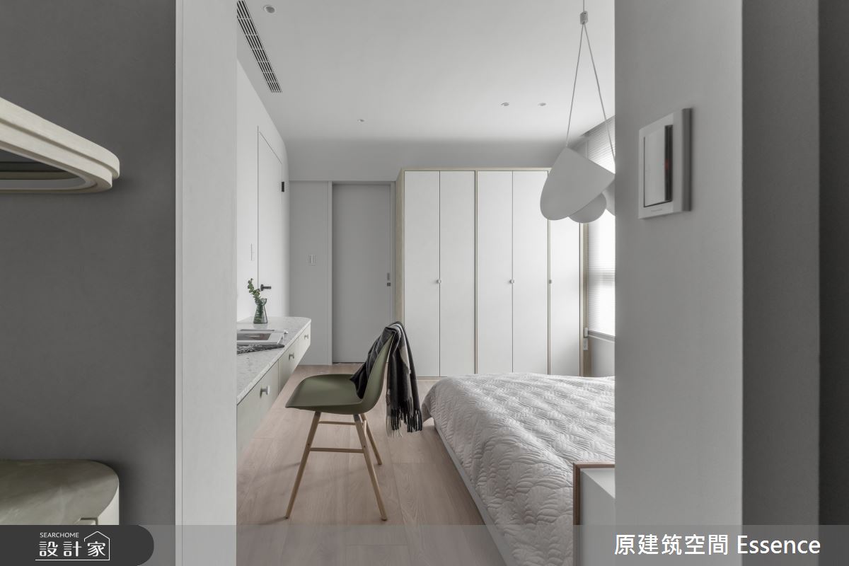 34坪新成屋(5年以下)＿北歐風臥室案例圖片＿原建筑空間＿原建筑_嬉遊。嘻遊之20