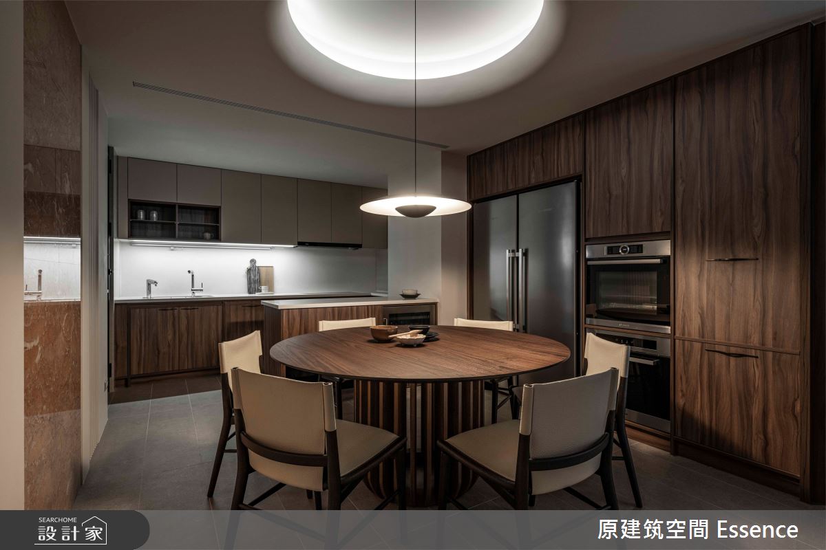 32坪新成屋(5年以下)＿現代風餐廳廚房案例圖片＿原建筑空間＿原建筑_承玉閣32坪現代風之10