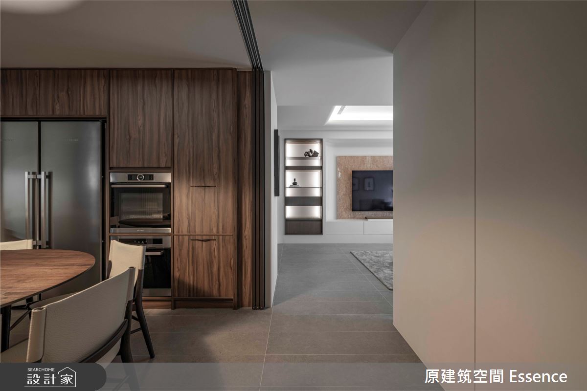 32坪新成屋(5年以下)＿現代風客廳餐廳案例圖片＿原建筑空間＿原建筑_承玉閣32坪現代風之11