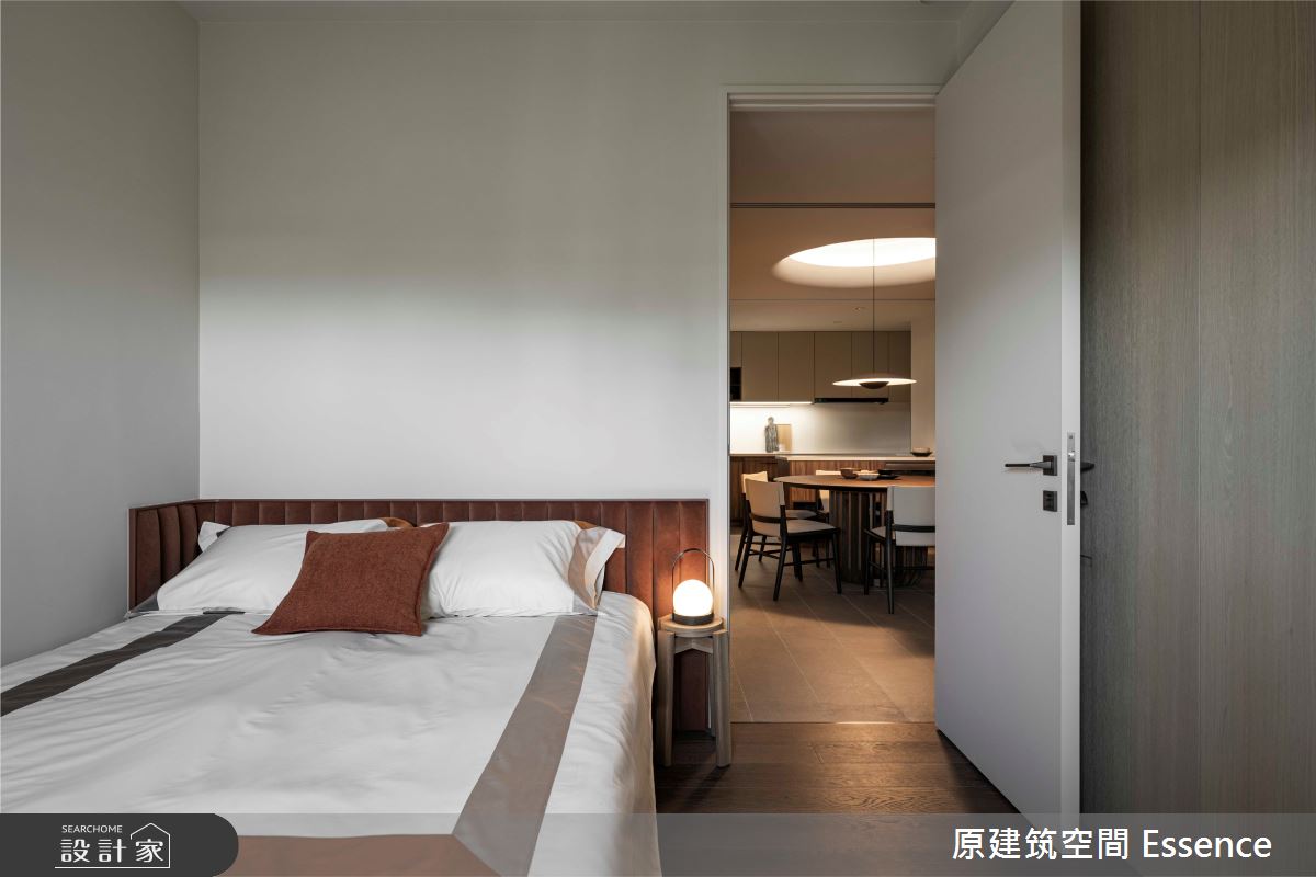 32坪新成屋(5年以下)＿現代風餐廳臥室案例圖片＿原建筑空間＿原建筑_承玉閣32坪現代風之13