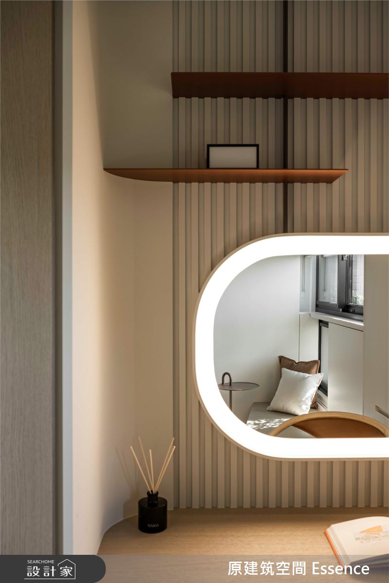 32坪新成屋(5年以下)＿現代風臥室工作區案例圖片＿原建筑空間＿原建筑_承玉閣32坪現代風之15