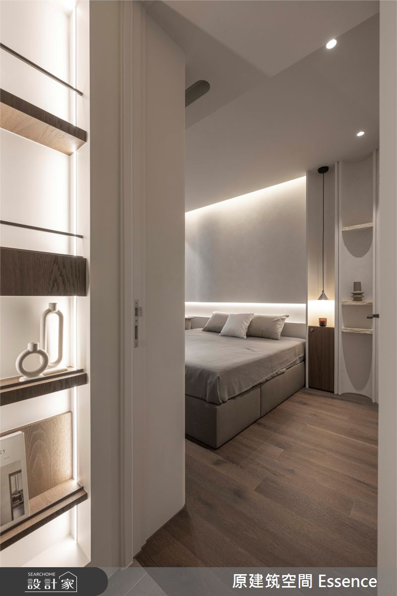 32坪新成屋(5年以下)＿現代風臥室案例圖片＿原建筑空間＿原建筑_承玉閣32坪現代風之20