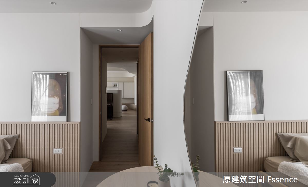 33坪新成屋(5年以下)＿現代風臥室走廊案例圖片＿原建筑空間＿原建筑_琴音曲畔33坪現代風之19