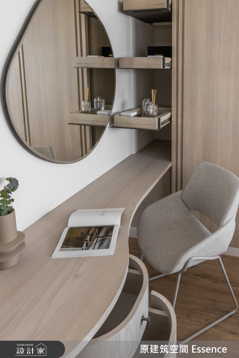 33坪新成屋(5年以下)＿現代風臥室工作區案例圖片＿原建筑空間＿原建筑_琴音曲畔33坪現代風之20