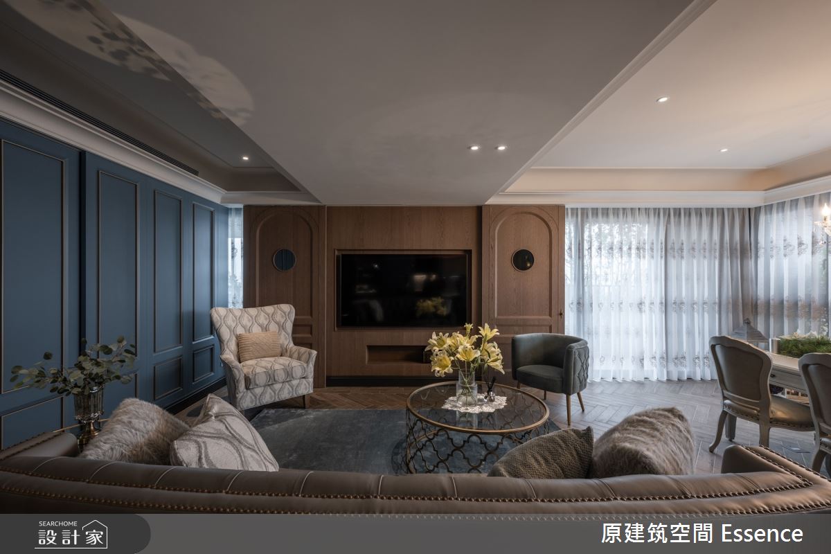 55坪新成屋(5年以下)＿混搭風客廳案例圖片＿原建筑空間＿原建筑_16之9