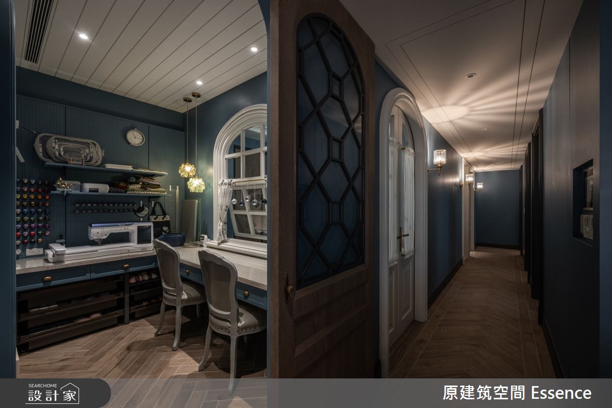 55坪新成屋(5年以下)＿混搭風走廊工作區案例圖片＿原建筑空間＿原建筑_16之14